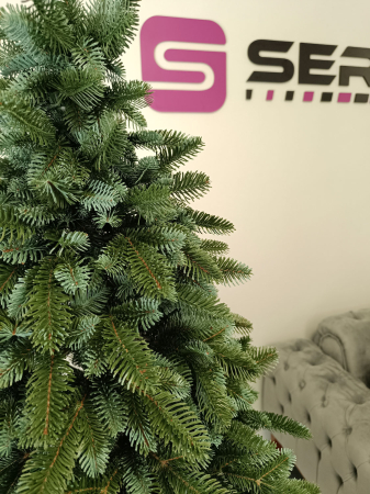 Brad artificial Christmas Deluxe by Sersimo, Canada argintiu, 3D,180cm [7]