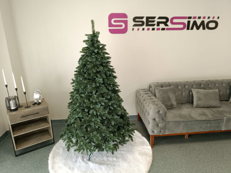 Brad artificial Christmas Deluxe by Sersimo, Canada argintiu, 3D,180cm [6]