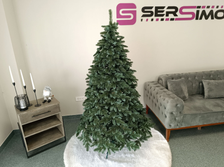 Brad artificial Christmas Deluxe by Sersimo, Canada argintiu, 3D,180cm [8]