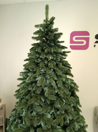 Brad artificial Christmas Deluxe by Sersimo, Canada argintiu, 3D, 210cm [14]