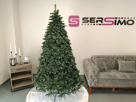 Brad artificial Christmas Deluxe by Sersimo, Canada argintiu, 3D, 210cm [5]