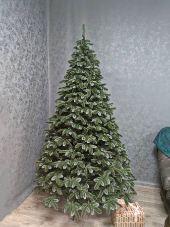 Brad artificial Christmas Deluxe by Sersimo, Canada argintiu, 3D, 210cm [2]