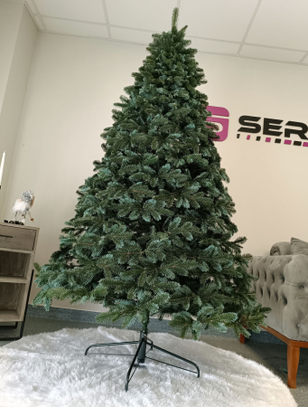 Brad artificial Christmas Deluxe by Sersimo, Canada argintiu, 3D, 210cm [20]