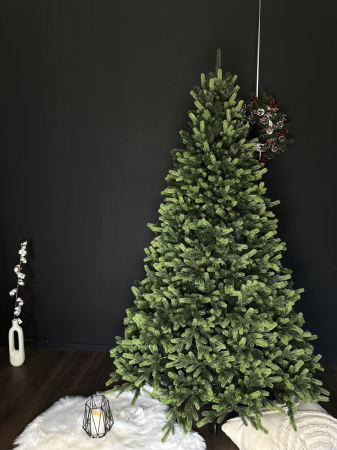 Brad artificial Christmas Deluxe by Sersimo, Carpati cu varfuri verzi, 2D+3D, 210cm [1]