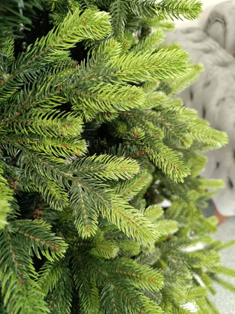 Brad artificial Christmas Deluxe by Sersimo, Carpati cu varfuri verzi, 2D+3D, 250cm [6]