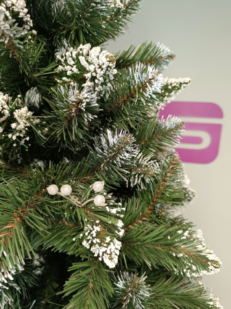 Brad artificial Christmas Deluxe by Sersimo, Crystal nins cu merisoare, 2D, 250cm [17]