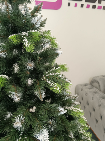 Brad artificial Christmas Deluxe by Sersimo, Diamant, 2D+3D, 180cm [11]