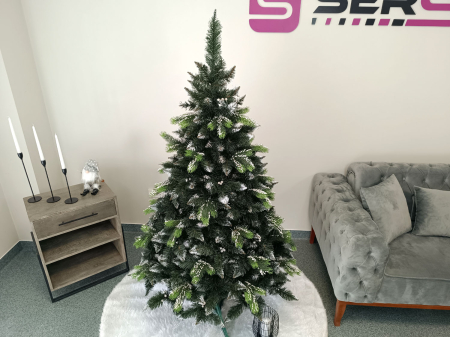 Brad artificial Christmas Deluxe by Sersimo, Diamant, 2D+3D, 180cm [4]