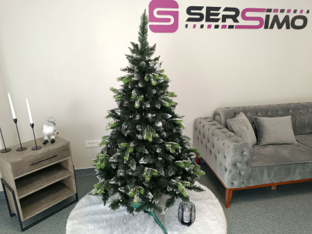Brad artificial Christmas Deluxe by Sersimo, Diamant, 2D+3D, 180cm [2]
