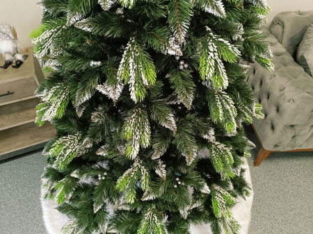 Brad artificial Christmas Deluxe by Sersimo, Diamant, 2D+3D, 220cm [4]