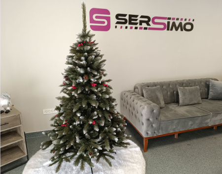 Brad artificial Christmas Deluxe by Sersimo, Frasin de Munte, 2D, 180cm [3]