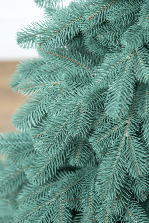 Brad artificial Christmas Deluxe by Sersimo, Kovalivka Select argintiu, integral 3D, 210 cm [19]