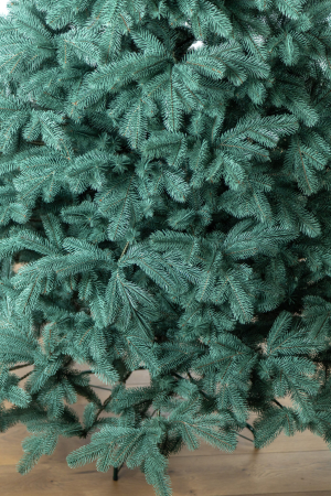 Brad artificial Christmas Deluxe by Sersimo, Kovalivka Select argintiu, integral 3D, 210 cm [13]