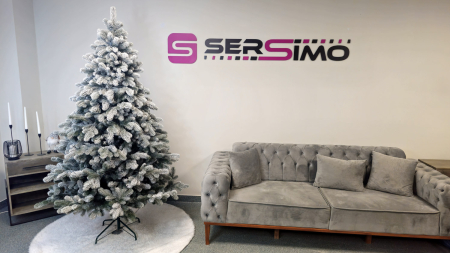 Brad artificial Christmas Deluxe by Sersimo, Kovalivka Select nins, integral 3D, 210cm [11]