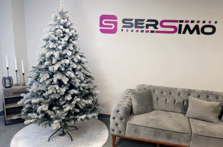 Brad artificial Christmas Deluxe by Sersimo, Kovalivka Select nins, integral 3D, 210cm [13]