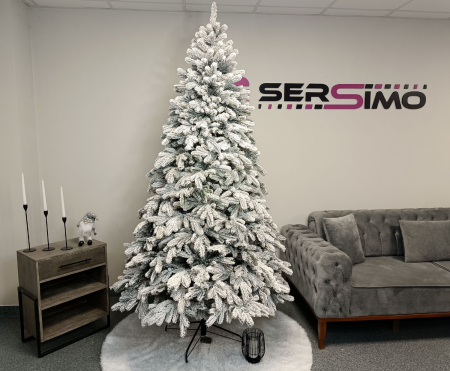 Brad artificial Christmas Deluxe by Sersimo, Kovalivska nins, 3D, 230cm [13]
