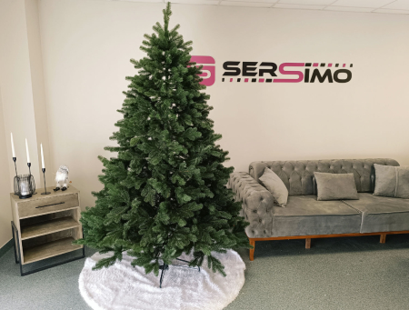 Brad artificial Christmas Deluxe by Sersimo, Kovalivska verde, 3D, 230cm [8]