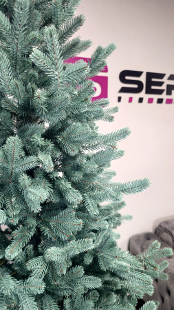 Brad artificial Christmas Deluxe by Sersimo, Viena Select argintiu, integral 3D, 230cm [1]