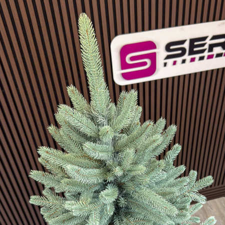 Brad artificial Christmas Deluxe by Sersimo, Viena Select argintiu, integral 3D, 250 cm [2]