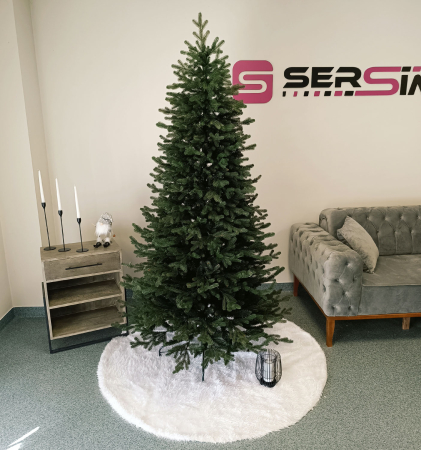 Brad artificial Christmas Deluxe by Sersimo, Viena Slim, 2D+3D, 210cm [5]