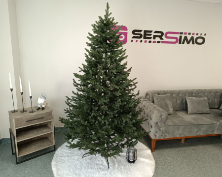 Brad artificial Christmas Deluxe by Sersimo, Viena verde, 3D, 210cm [12]
