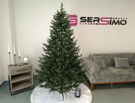 Brad artificial Christmas Deluxe by Sersimo, Viena verde, 3D, 210cm [10]
