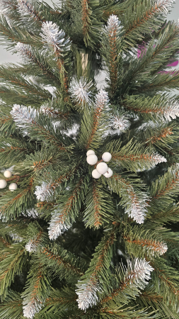 Brad artificial Christmas Deluxe by Sersimo, WhiteBerry, 2D, 220cm [12]