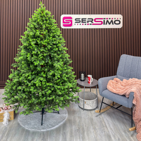 Brad artificial Sersimo, Hollandia, verde cu varfuri verzi, integral 3D, 210 cm [4]