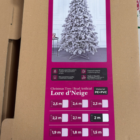 Brad artificial Sersimo, Lore d’Neige Elite, nins, mix 2D+3D, 200 cm [14]