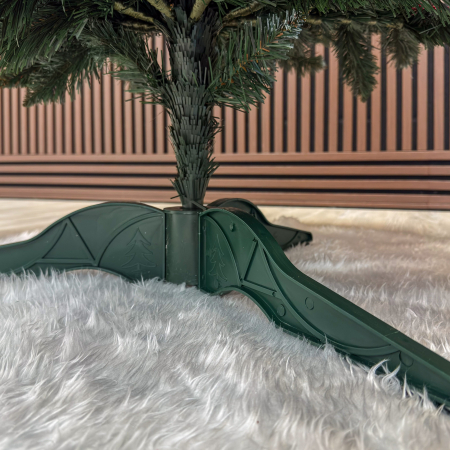 Brad artificial Sersimo, Miahelene Elite, verde nins cu merisoare, mix 2D+3D, 180 cm [10]