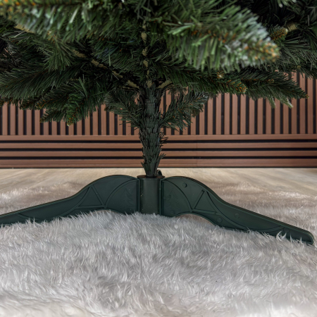 Brad artificial Sersimo, Miahelene Elite, verde nins cu merisoare, mix 2D+3D, 180 cm [11]