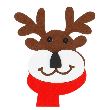 Brad de Craciun din pasla pentru copii, 115x80 cm, cu 26 decoratiuni [14]