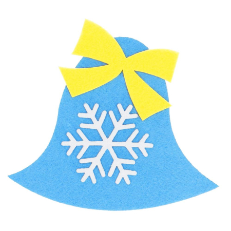 Brad de Craciun din pasla pentru copii, 115x80 cm, cu 26 decoratiuni [11]