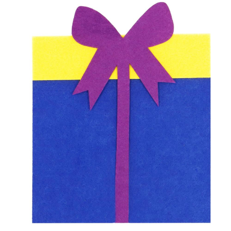 Brad de Craciun din pasla pentru copii, 115x80 cm, cu 26 decoratiuni [4]