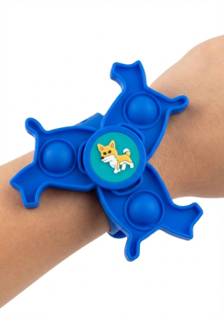 Jucarii, Rubik & Baloane - Bratara 2 in 1 Fidget Spinner si Pop It pentru Copii, Silicon Moale – Original Deals