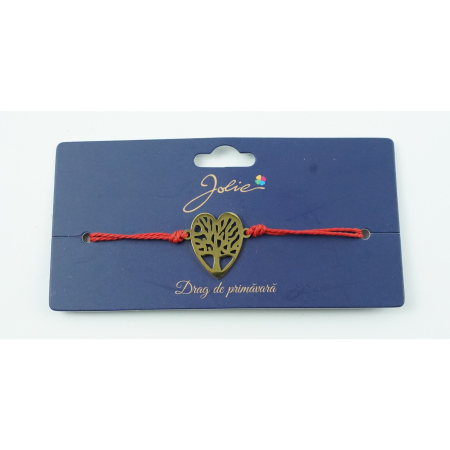 Bratara Aurie Inox Copac in Inima [1]