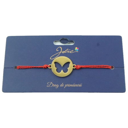 ✨TOATE PRODUSELE✨ - Bratara Aurie Inox Fluturas in Banut