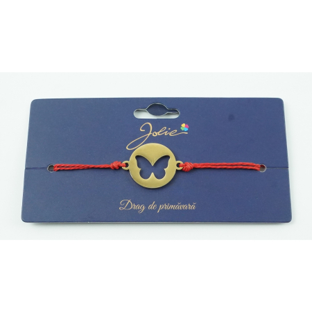 Bratara Aurie Inox Fluturas in Banut [1]