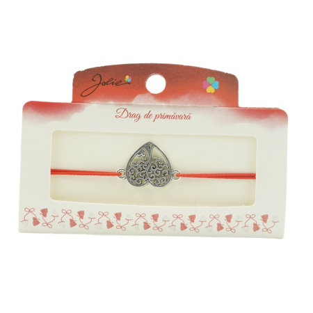 ✨TOATE PRODUSELE✨ - Bratara cu 2 Noduri Elastica Jolie Copac in Inima