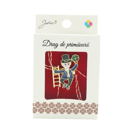 ✨TOATE PRODUSELE✨ - Brosa Mica in Cutie Cosar pe Scara