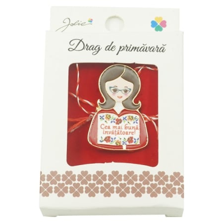 ✨TOATE PRODUSELE✨ - Brosa Mica in Cutie Jolie model Cea Mai Buna Invatatoare