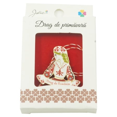 Brosa Mica in Cutie Jolie model Drag de Romania [1]