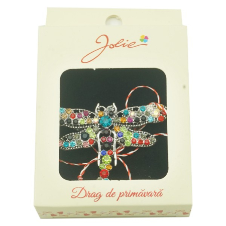 ✨TOATE PRODUSELE✨ - Brosa Multicolora Jolie model Libelula Pietre