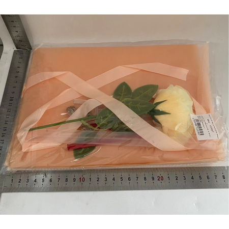 Buchet Decorativ, , Trandafir in Balon cu Lumini Led, Diametru 35 cm, 2 x Baterii AA (neincluse), Sampanie [6]