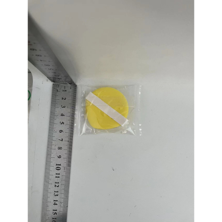 Burete de Machiaj Triunghi , Reutilizabili, Utilizare Umeda sau Uscata, 5.5 x 5.5 x 0.9 cm, Powder Puff, Galben [6]