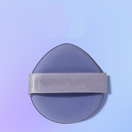 Burete de Machiaj Triunghi , Reutilizabili, Utilizare Umeda sau Uscata, 5.5 x 5.5 x 0.9 cm, Powder Puff, Mov [3]