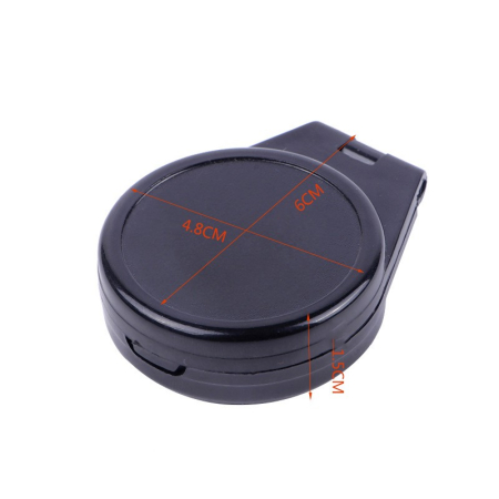 Busola de Buzunar cu Capac de Plastic, , Busola pentru Drumetii, Calatorie, Compacta, Usor de Transportat, 6 x 4.8 x 1.5 cm Negru [1]