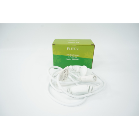 Accesorii si componente - Cablu de Alimentare Instalatie de Craciun, ®, Max 5500 LED, cu Flash, 220 V, IP65, Alb