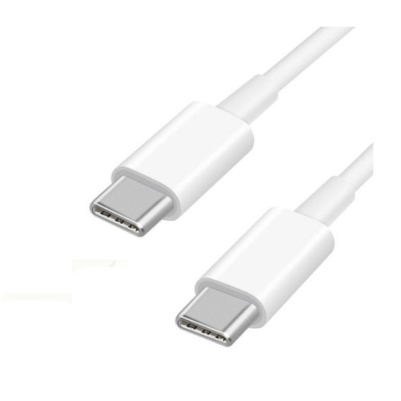 Cablu de date si Incarcare , Type-C la Type-C, lungime 1 m, alb [2]