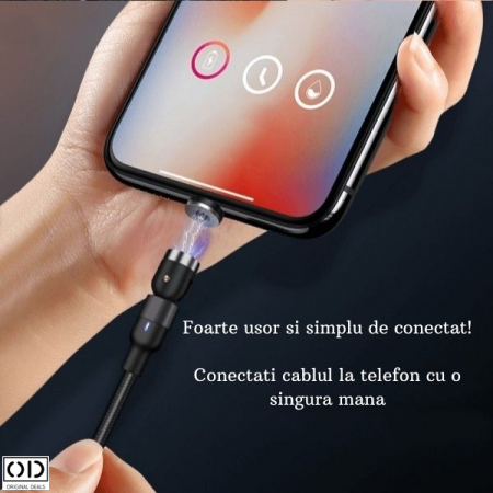 Cablu Incarcare telefon Incarcator telefon fast Charge Incarcator Ultra Charge Incarcator Rapid Incarcator pentru telefon si tableta Incarcator Rapid pentru telefon Calbu de Date telefon Incarcator [5]